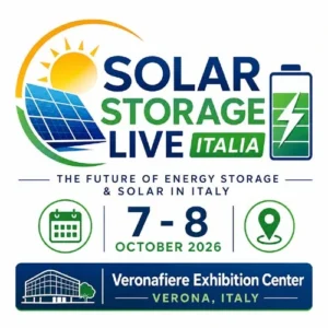 Solar & Storage Live 2026 Verona, Italy Exhibition Stand Builder